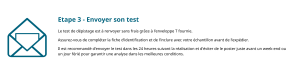 Etape 3 : test dépistage cancer colorectal