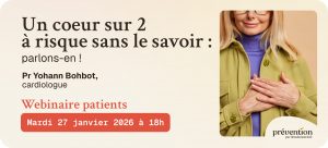 Webinaire cardiologie 27 janvier 2026 à 18h