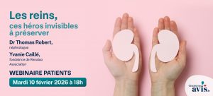 Webinaire sur la prévention santé des reins le 10 février 2026 à 18h