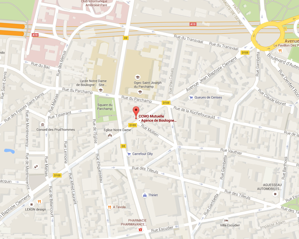 Plan agence boulogne